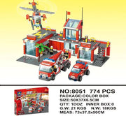 Fire Truck Compatible with LEGO Building Blocks