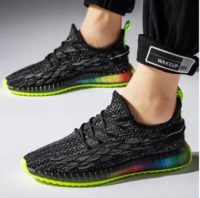 Coconut Shoes - Mesh Flyknit Running Sneakers