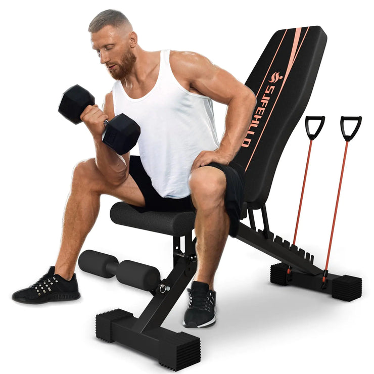 SJFEHLLD Weight Bench Adjustable