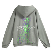 TKPA Streetwear Skull Print Hoodie for Men and Women