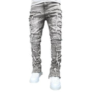Trendy Men's Stretchy Straight Leg Denim Jeans