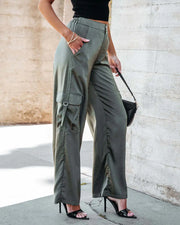 Loose Fit Cargo Pants for Women