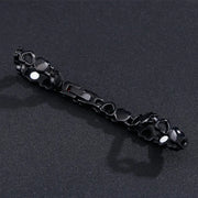 Magnetic Bracelet with Titanium Design