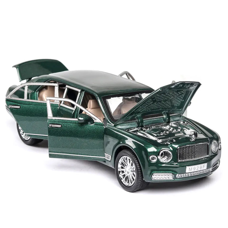 Boxed 1:24 Scale Bentley Mulsanne Toy Car Model