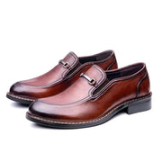 Men's Casual Leather British Loafers - One Step Trend