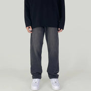 American Street Retro Washed Grey Jeans