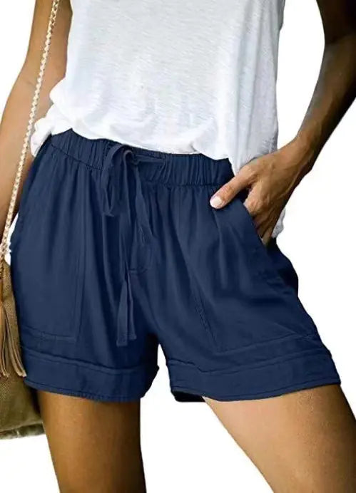 European High-Waisted Wide-Leg Pants for Summer