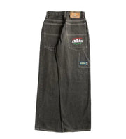 American Retro Alien Print Harajuku Wide-leg Jeans