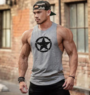 Men's Bodybuilding Sleeveless Cotton Training Vest