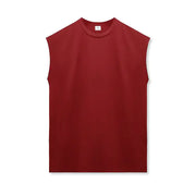 Men's Casual Polyester Vest for Gym and Exercise