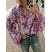 Printed Beach Casual Shirt for Work Holidays