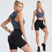 Two-Piece Summer Tight Sports Shorts