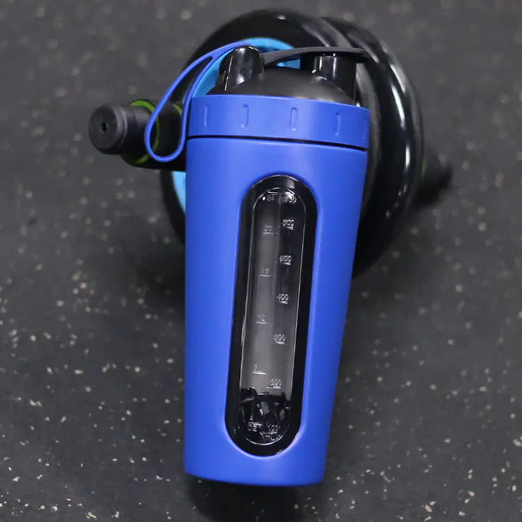 Stainless Steel Transparent Shaker Bottle for Fitness