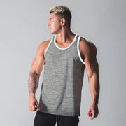 Men's Casual Cotton Gym Vest for Breathable Exercise