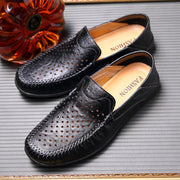 Men's Casual Leather Driving Shoes - Stylish Loafers