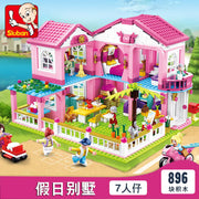 Kids' Castle Building Blocks Toy - Princess Villa Set