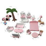 Kids Wooden Luxury Dollhouse Toy for Role Play
