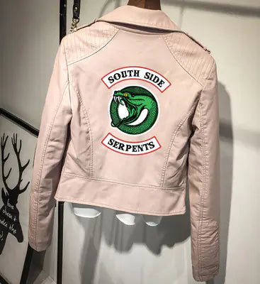 Riverdale Serpents Faux Leather Jacket