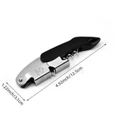 Portable Multi-Functional Corkscrew Bottle Opener
