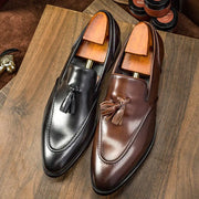 Men's Business Casual Leather Shoes with Tassels