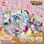 Kids' Castle Building Blocks Toy - Princess Villa Set