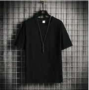 Men's Casual Loose Fit Summer Short Sleeve T-Shirt