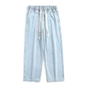 Men's Casual Loose Fit Wide Leg Jeans - Street Style