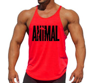 Men's Muscle Tank Top with Round Hem for Gym Workouts