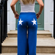 Women's Contrast Straight-Leg Pants