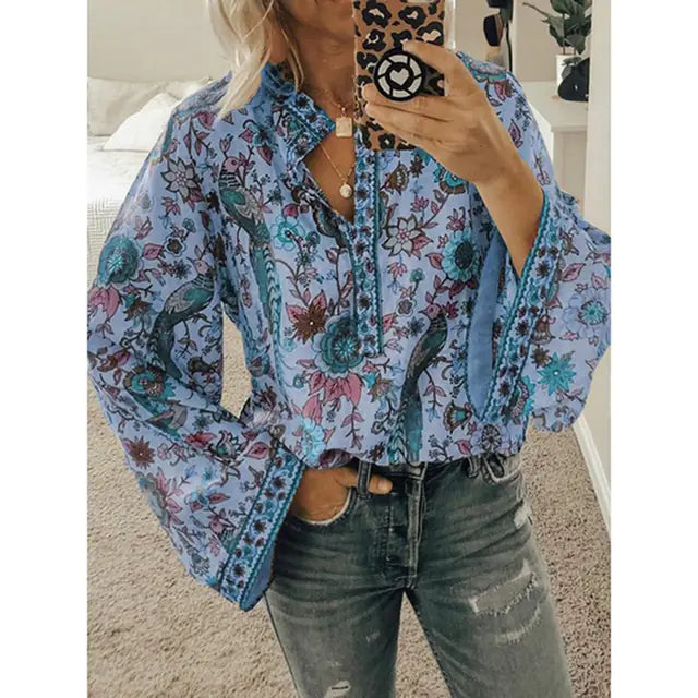 Printed Beach Casual Shirt for Work Holidays