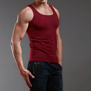 Men's Casual Cotton Vest for Gym Exercise and Comfort
