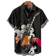 Men's Casual Polyester Spandex Shirt for Any Scene