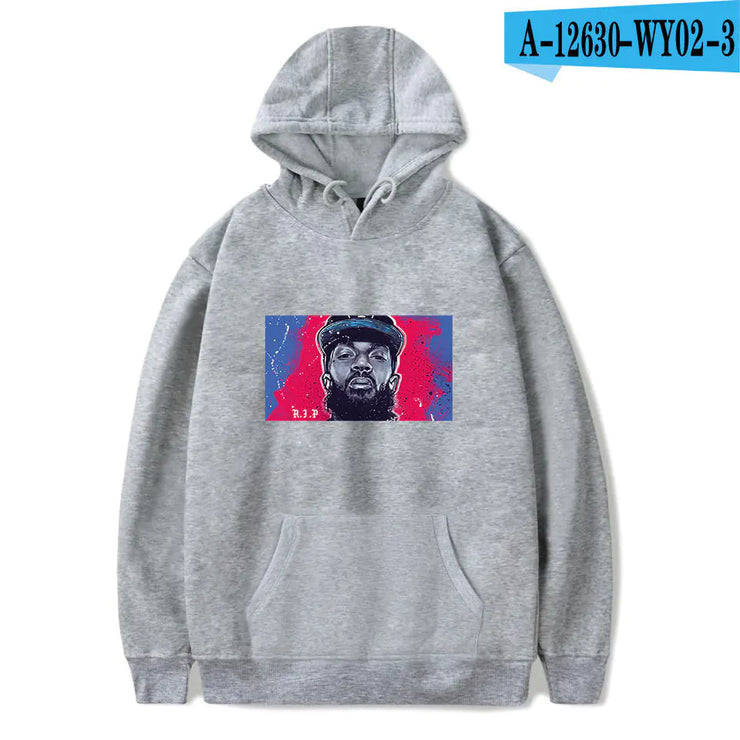 Nipsey Hussle Rapper Hoodie with Fleece Lining