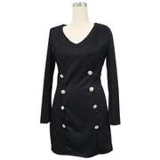 Tailored Double-Breasted Dress for Women