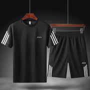 Men's Breathable Two-Piece Summer Sports Suit