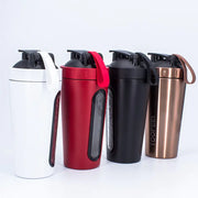 Stainless Steel Transparent Shaker Bottle for Fitness