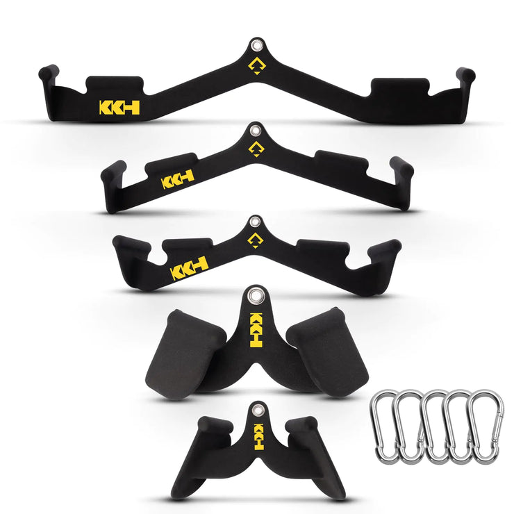 KKH Back Grip Lat Pull Down Bar Set Lat Pulldown Attachments for Home Gym System