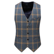 Men's Casual Plus Size Slim Fit 3-Piece Suit Set