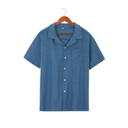 2024 Men's Summer Waffle Polo Shirt - Simple Style