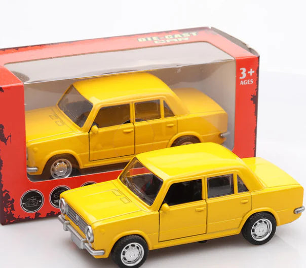Boxed Alloy Toy Car Model - Classic Lada Car