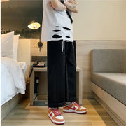 Loose Straight Wide Leg Jeans for Street Style