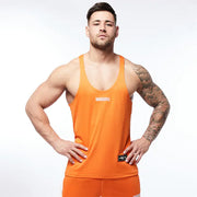 Men's Breathable Polyester Gym Vest for Daily Use