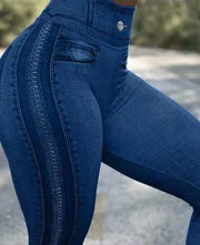 Trendy Slim Fit Sexy Street Style Ladies Jeans