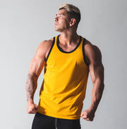 Men's Casual Cotton Gym Vest for Breathable Exercise