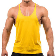 Men's Cotton Sleeveless Gym Tank Top for Bodybuilding