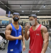 Men's Casual Cotton Vest for Gym and Exercise