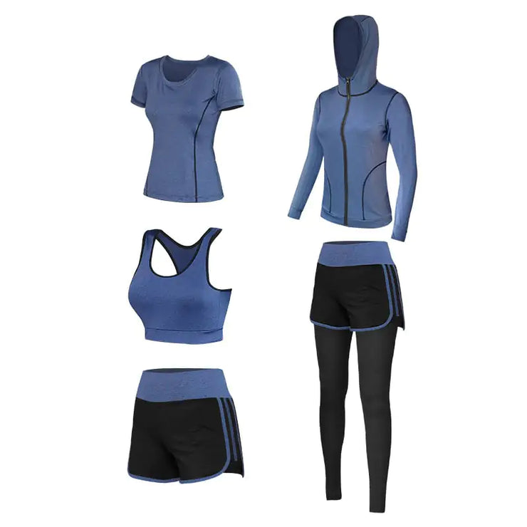 Loose Quick-Drying Yoga Sports Suit for Gym Fitness