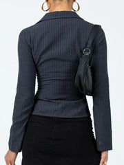 Striped Cardigan Shirt