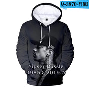 3D Hooded Sweatshirt Inspired by Nipsey Hussle