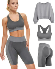 Gym Sets Women 2 Piece or 3 Matching Workout Set Women
